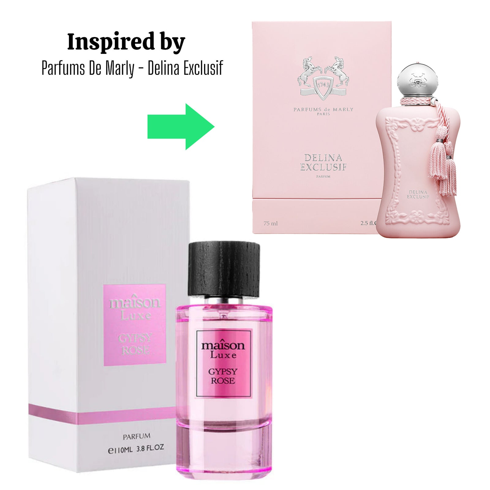 Hamidi MAÎSON LUXE GYPSY ROSE EDP Perfume - 110ML (Inspired by PDM - Delina Exclusif) Hamidi MAÎSON LUXE GYPSY ROSE EDP Perfume - 110ML (Inspired by PDM - Delina Exclusif)