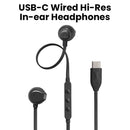 JBL Tune 305C USB-C Wired Hi-Res In-Ear Headphones - Black - TUZZUT Qatar Online Shopping