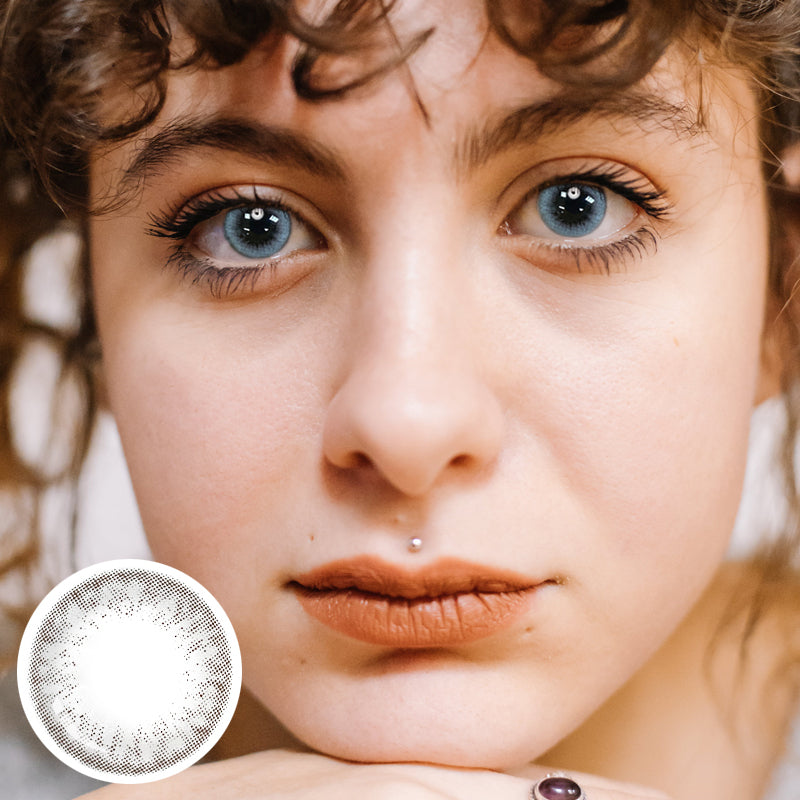 Unibling Glade Gray Contact Lenses for Eyes (1 Pair) Unibling Glade Gray Contact Lenses for Eyes (1 Pair)