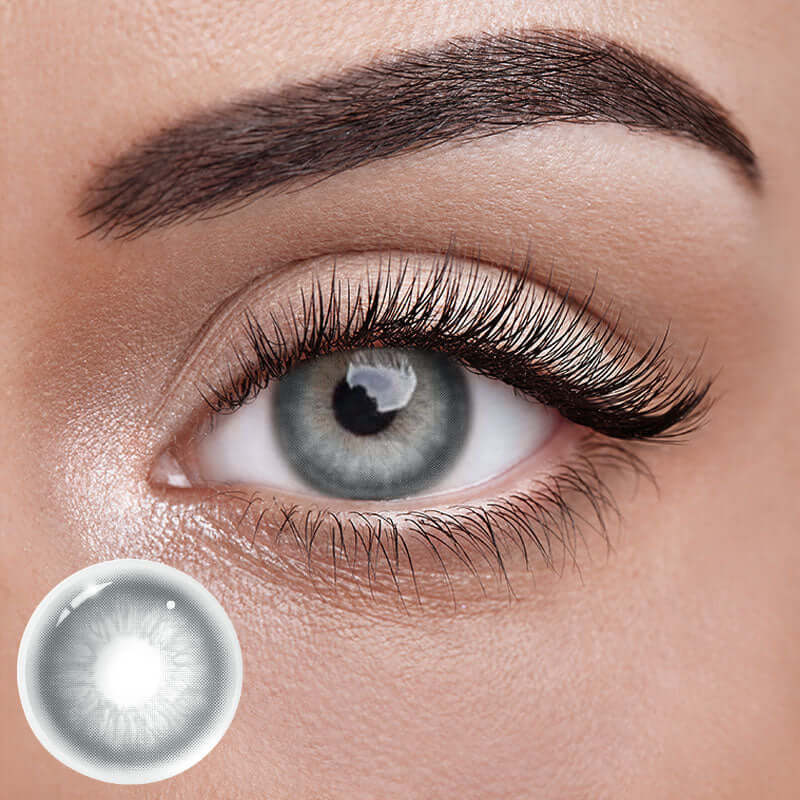 Unibling Glacier Grey Contact Lenses for Eyes (1 Pair) Unibling Glacier Grey Contact Lenses for Eyes (1 Pair)