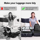 10 Pcs Set Travel Packing Luggage Organizer Bags - TUZZUT Qatar Online Shopping