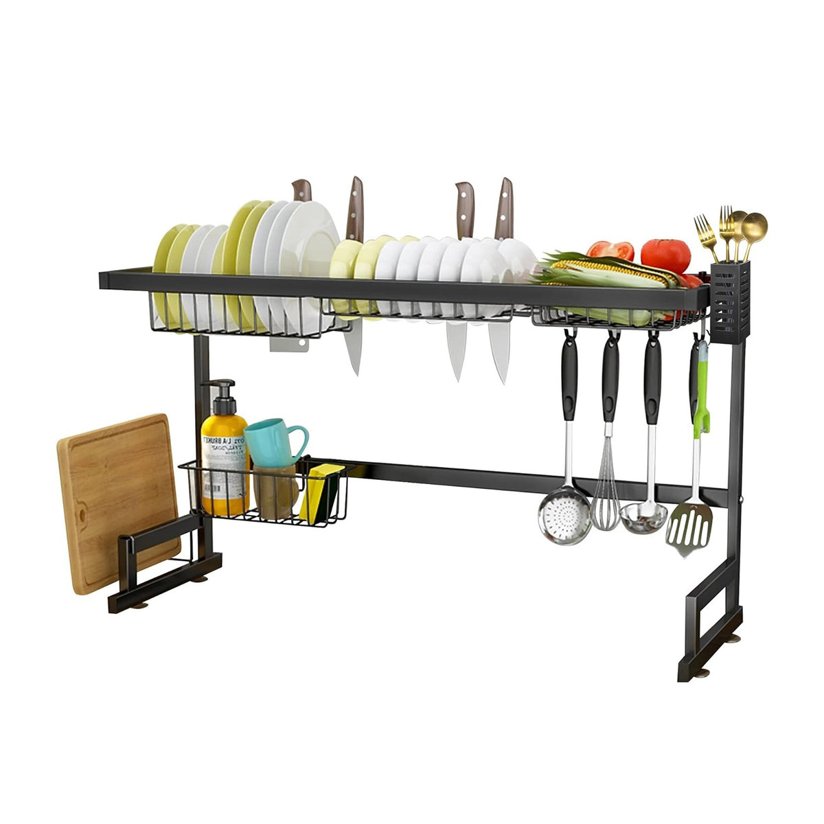 Over the Sink Dish Drying Rack - Kitchen Rack Organizer Over the Sink Dish Drying Rack - Kitchen Rack Organizer