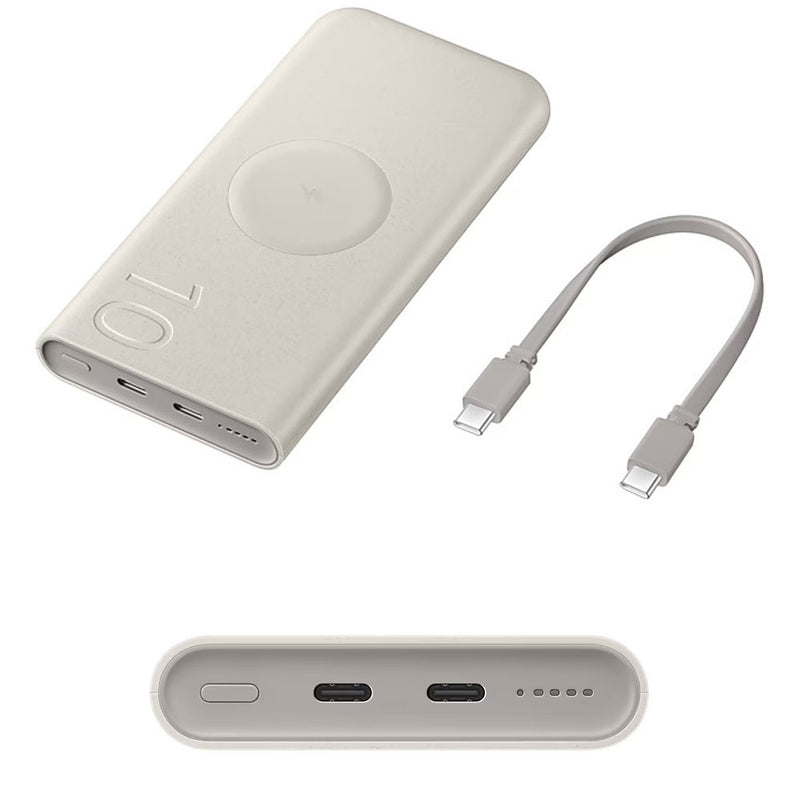 Samsung 10000mAh Wireless Power Bank | 25W | USB-C | Wireless Charging - 	EB-U2510 - TUZZUT Qatar Online Shopping