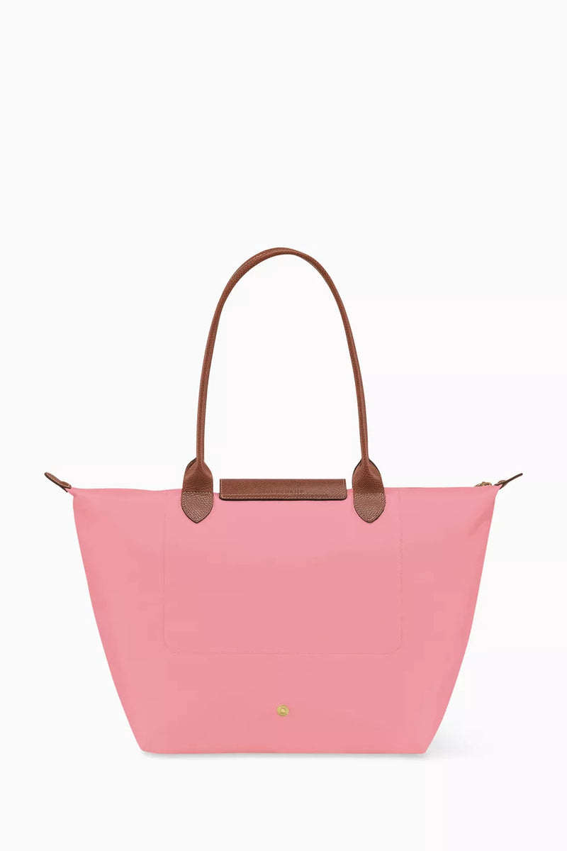 Long Handle Le Pliage Tote Bag Women's Handbag in Canvas (Large) Pink L1899619P64 - TUZZUT Qatar Online Shopping