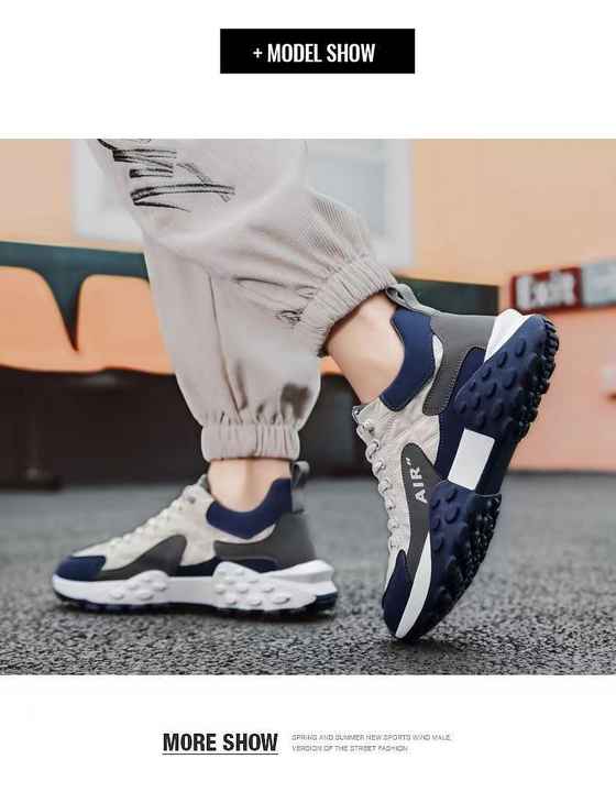 Newbella Men's Rover Sneakers Shoes SA3961BE - Blue Newbella Men's Rover Sneakers Shoes SA3961BE - Blue