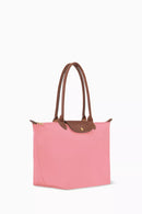 Long Handle Le Pliage Tote Bag Women's Handbag in Canvas (Large) Pink L1899619P64 - TUZZUT Qatar Online Shopping