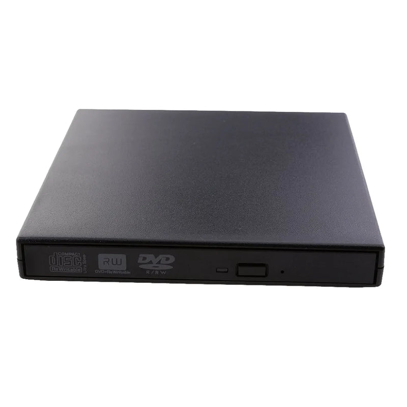 USB 2.0 Portable Slim External DVD-RW/CD-RW Optical Disc Drive Reader Writer Player - TUZZUT Qatar Online Shopping