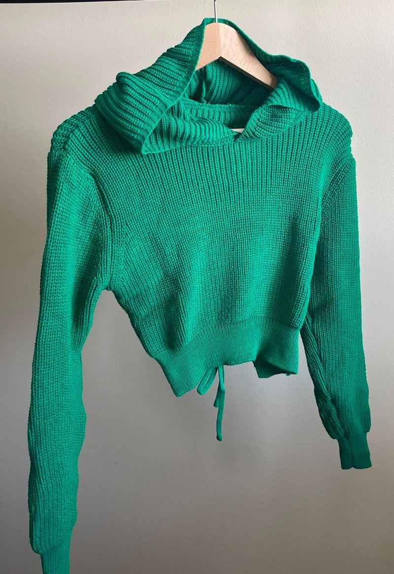 Women's Knitted Hoodies Sweater - HS03