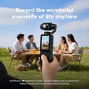 Air Tab Pocket 4K Ultra HD Action Camera | 180° Manual Flip Lens | Built-in Fill Light | with Tripod - TUZZUT Qatar Online Shopping