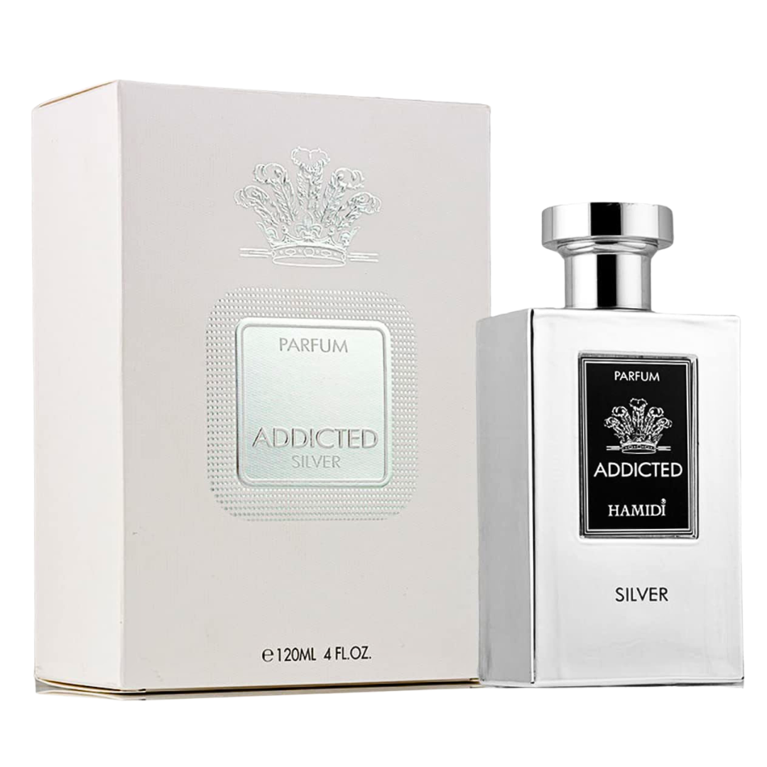 Hamidi ADDICTED SILVER EDP Perfume - 120ml | Inspired by Creed Silver Mountain Water Hamidi ADDICTED SILVER EDP Perfume - 120ml | Inspired by Creed Silver Mountain Water