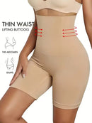 Women Thin Waist Lifting Buttocks High Waist Tummy Shaper Shorts - 205