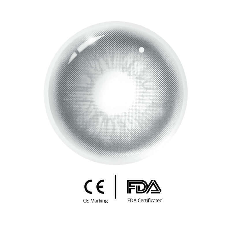 Unibling Glacier Grey Contact Lenses for Eyes (1 Pair) - TUZZUT Qatar Online Shopping