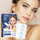 60 Pcs Invisible Face Lift Tape – Waterproof V-Shape Lifting Adhesive Strips, Anti-Wrinkle Face Slimming Patch, Instant Jawline & Cheek Lift Beauty Tape - TUZZUT Qatar Online Shopping