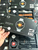 D25 Watch 4 Pro Smartwatch 3 Straps 1.52" Circle Screen Wireless with 3 Straps Bands - TUZZUT Qatar Online Shopping