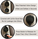 Inflatable Travel Neck Pillow with Valve – Compact Airplane & Office Support - TUZZUT Qatar Online Shopping
