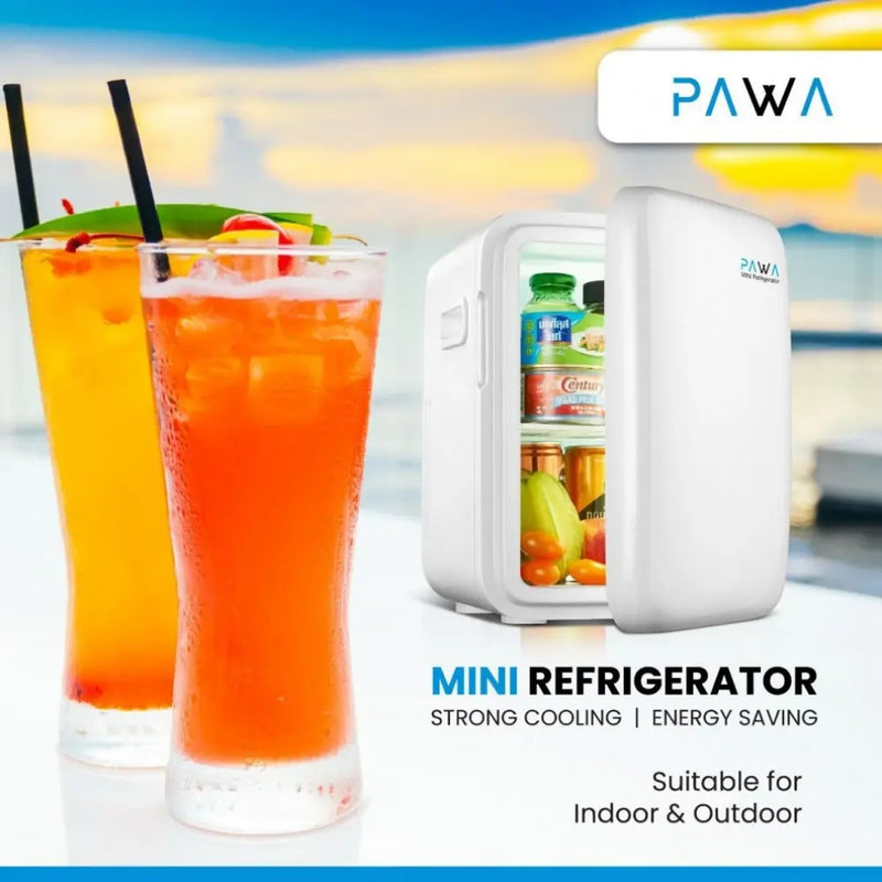 PAWA 10L Mini Refrigerator / Energy Saving with Dual Cooling and Heating Functions - TUZZUT Qatar Online Shopping