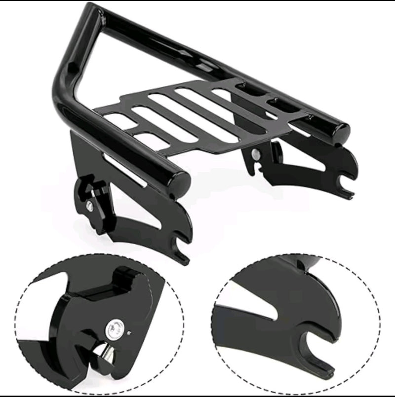 Motorcycle Detachable Rear Luggage Rack Bracket Kit for Harley Davidson Touring Street Glide Road King Road Glide Electra Glide 2009-2024 - TUZZUT Qatar Online Shopping