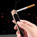 Metal USB Rechargeable Cigarette Lighter Ultra-Thin - YQ056-3060 - TUZZUT Qatar Online Shopping