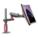 North Bayou NB L70 RGB Gaming Monitor Arm Matte Grey - Fits Most 32" ~ 60" Screen | Weight Capacity 20kg | Height Adjustable 740mm - TUZZUT Qatar Online Shopping