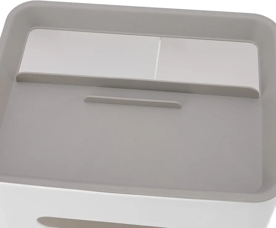Rectangular Plastic Tissue Box Cover & Storage Holder for Home & Office Rectangular Plastic Tissue Box Cover & Storage Holder for Home & Office