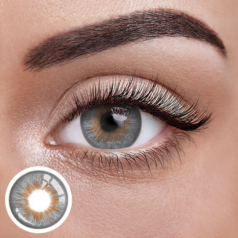 Unibling Wolf Gray Contact Lenses for Eyes (1 Pair) Unibling Wolf Gray Contact Lenses for Eyes (1 Pair)