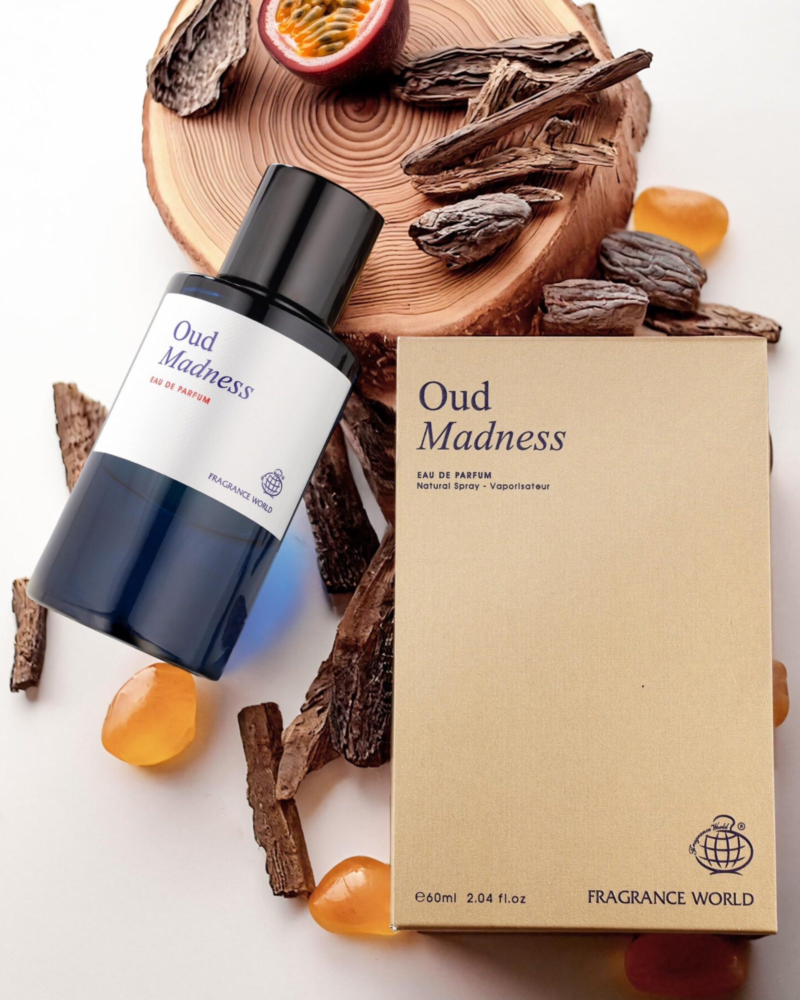 Oud Madness 60ml EDP by Fragrance World | Inspired by Oud Maracujá Maison Crivelli Oud Madness 60ml EDP by Fragrance World | Inspired by Oud Maracujá Maison Crivelli