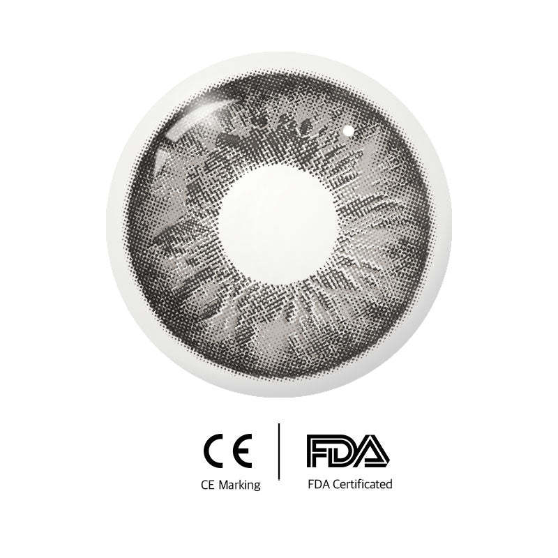 Unibling Marble Black Contact Lenses for Eyes (1 Pair) - TUZZUT Qatar Online Shopping