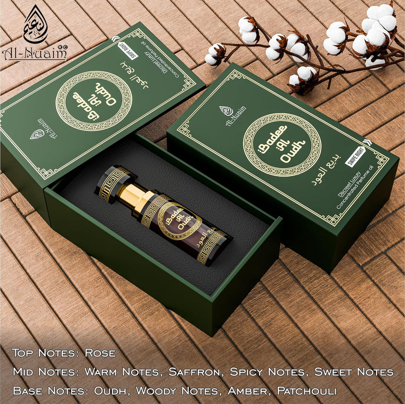 Al-Nuaim Badee-Al-Oudh Discreet Luxury Attar/Perfume Oil - 6ML | Premium Extra Long Lasting - TUZZUT Qatar Online Shopping
