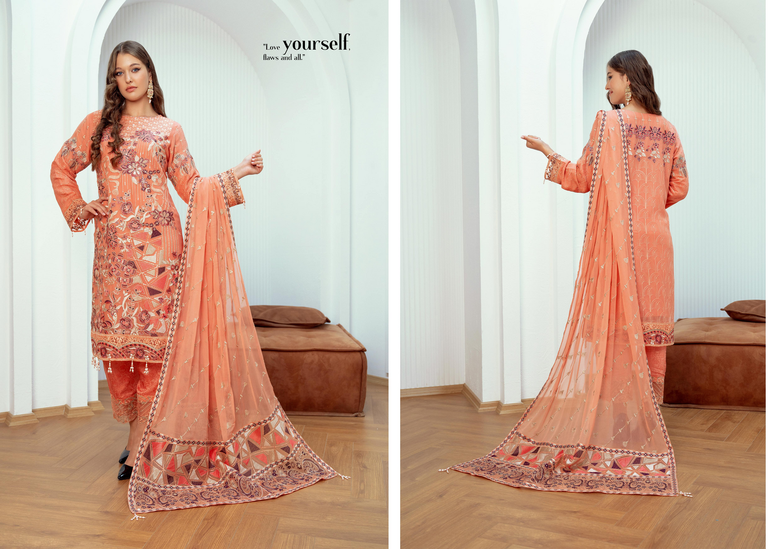 BINT-E-NOOR Mehrima CHIFFON Luxury Collection | Embroidered Readymade Stitched Party wear | CH-02 BINT-E-NOOR Mehrima CHIFFON Luxury Collection | Embroidered Readymade Stitched Party wear | CH-02