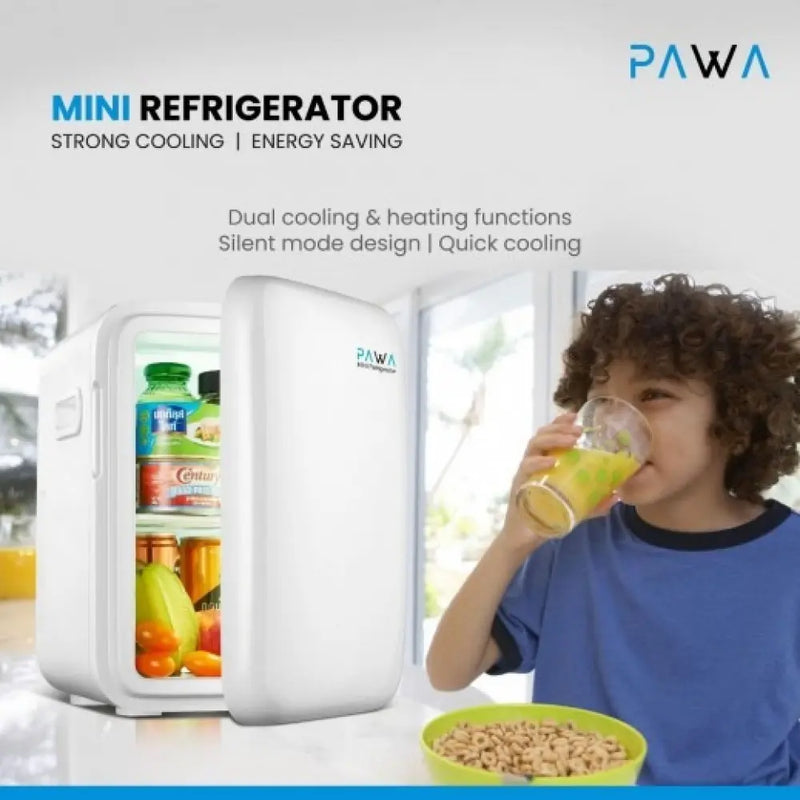PAWA 10L Mini Refrigerator / Energy Saving with Dual Cooling and Heating Functions - TUZZUT Qatar Online Shopping