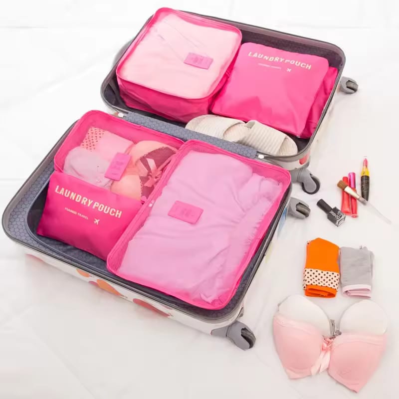 6 Pcs Travel Storage Bags Multi-functional Clothing Sorting Packages B-102 6 Pcs Travel Storage Bags Multi-functional Clothing Sorting Packages B-102