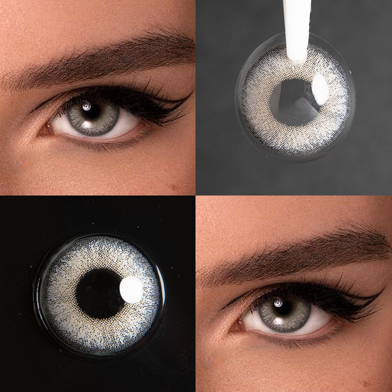 Unibling Dubai Gray Contact Lenses for Eyes (1 Pair) Unibling Dubai Gray Contact Lenses for Eyes (1 Pair)