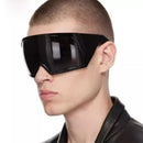 Oversized Fashion 4k Wrap Around UV Shades Sunglasses For Men Women Big Frame Black Shades Luxury Brand Design Punk Sun Glasses - TUZZUT Qatar Online Shopping