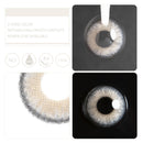Unibling Dubai Gray Contact Lenses for Eyes (1 Pair) - TUZZUT Qatar Online Shopping