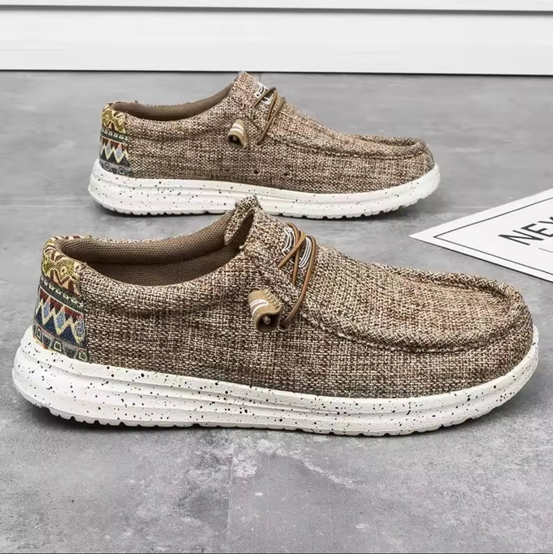 Luxury Men's Casual Denim Canvas Shoes (Size-43) CLS434 - TUZZUT Qatar Online Shopping