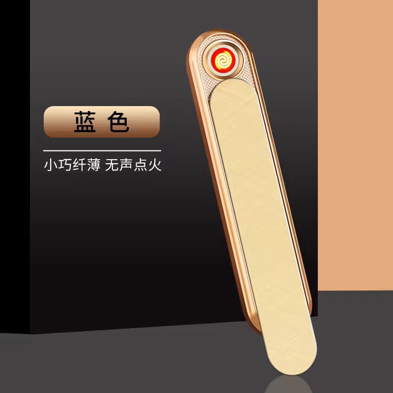 Metal USB Rechargeable Cigarette Lighter Ultra-Thin - YQ056-3060 - TUZZUT Qatar Online Shopping