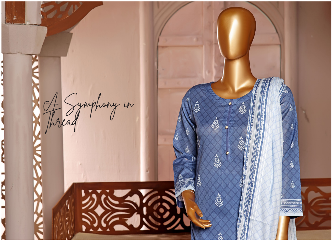 Ayzal 3 PIECE - DIGITAL PRINTED CHIKANKARI LAWN Suit - CL348 Ayzal 3 PIECE - DIGITAL PRINTED CHIKANKARI LAWN Suit - CL348