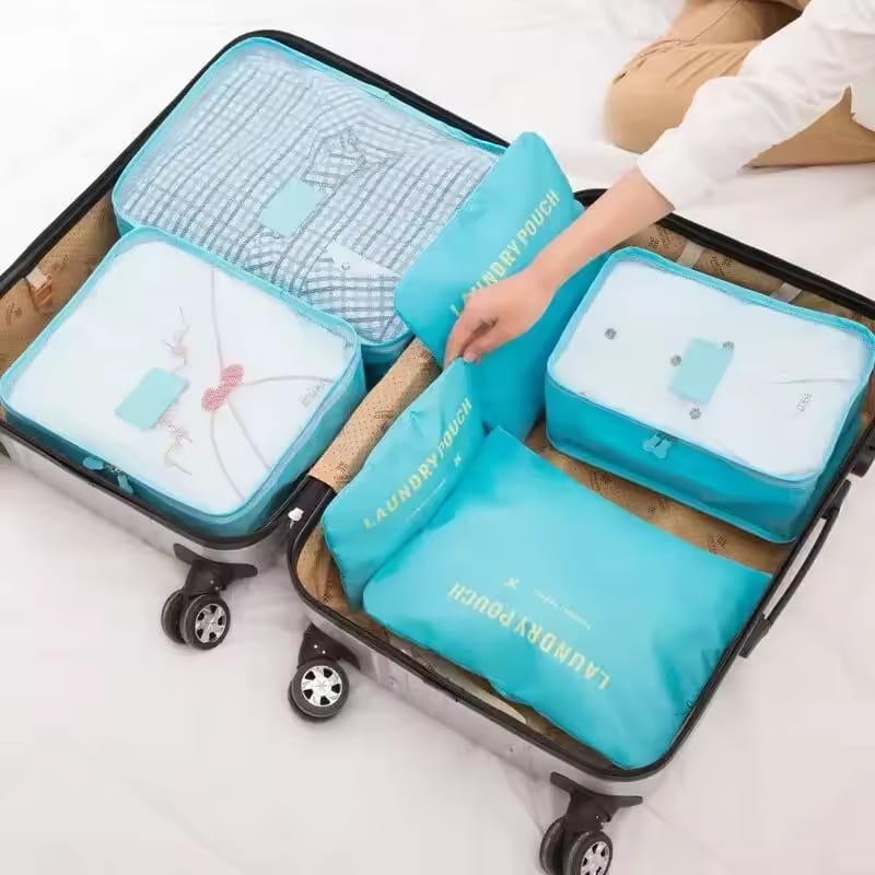 6 Pcs Travel Storage Bags Multi-functional Clothing Sorting Packages B-102