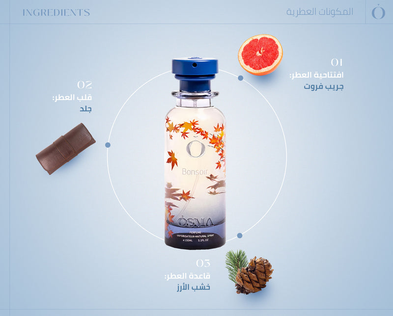 Bonsoir Parfum 150ml by Osma Perfumes - TUZZUT Qatar Online Shopping