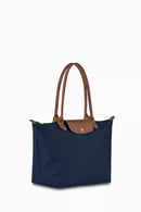 Long Handle Le Pliage Tote Bag Women's Handbag in Canvas Navy Blue L1899619556 - TUZZUT Qatar Online Shopping