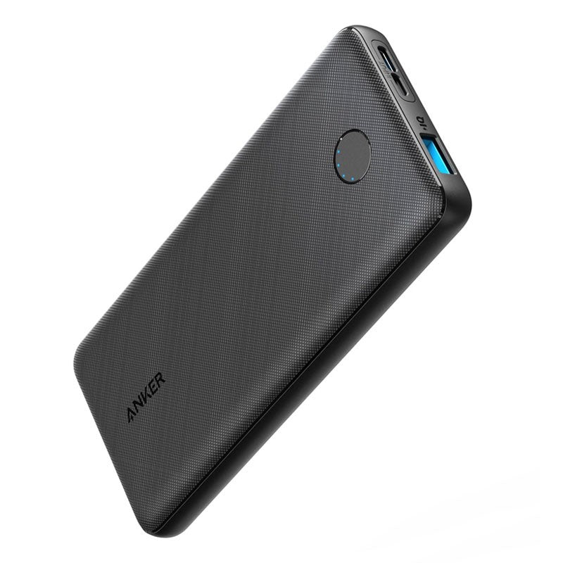 Anker Powercore Slim Lithium-ion Power Bank, 10000mAh, Black, A1229H12 - TUZZUT Qatar Online Shopping