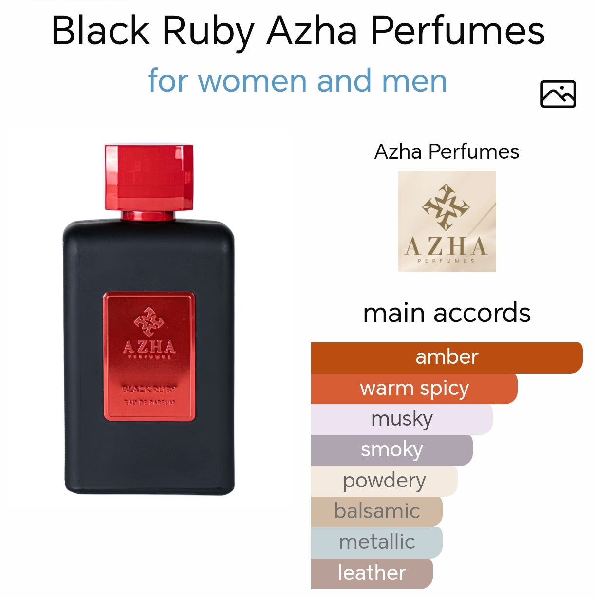 Black Ruby EDP 100ml by AZHA Perfumes | Premium Collection Black Ruby EDP 100ml by AZHA Perfumes | Premium Collection
