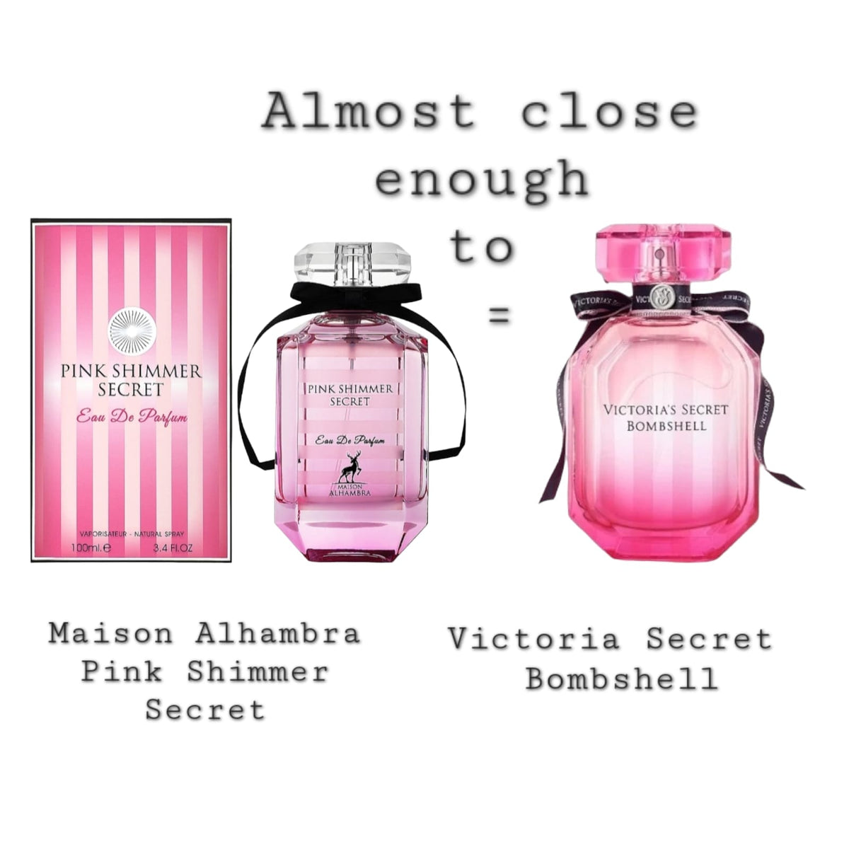 Pink Shimmer Secret EDP 100ml Perfume by Maison Alhambra for Women