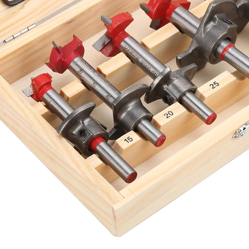 5 Pcs Alloy Steel Hinge Hole Cutter Set - TL1234 - TUZZUT Qatar Online Shopping