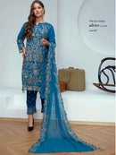 BINT-E-NOOR Mehrima CHIFFON Luxury Collection | Embroidered Readymade Stitched Party wear | CH-02 - TUZZUT Qatar Online Shopping