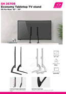 Economy Tabletop TV Stand , Desktop Mount - SH 2670B (Fits Most 32" ~ 70" Screen Weight Capacity 35kg) - TUZZUT Qatar Online Shopping