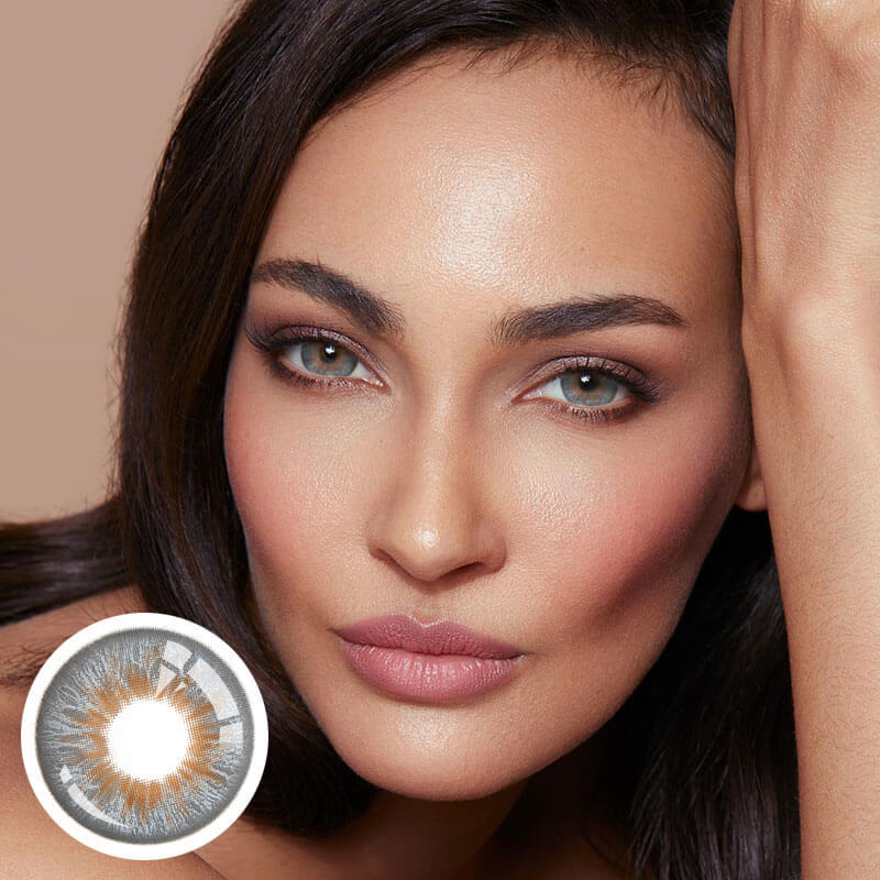 Unibling Wolf Gray Contact Lenses for Eyes (1 Pair) - TUZZUT Qatar Online Shopping