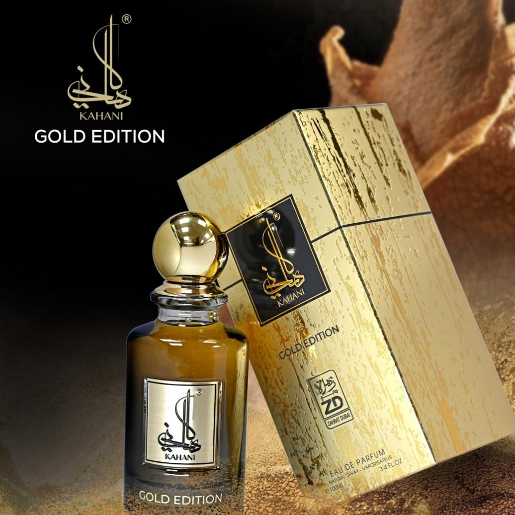 KAHANI Gold Edition EDP Perfume 100ML by Zahrat Dubai KAHANI Gold Edition EDP Perfume 100ML by Zahrat Dubai
