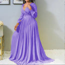 Women's Long Sleeve Tea Dresses S4959307 80 - TUZZUT Qatar Online Shopping