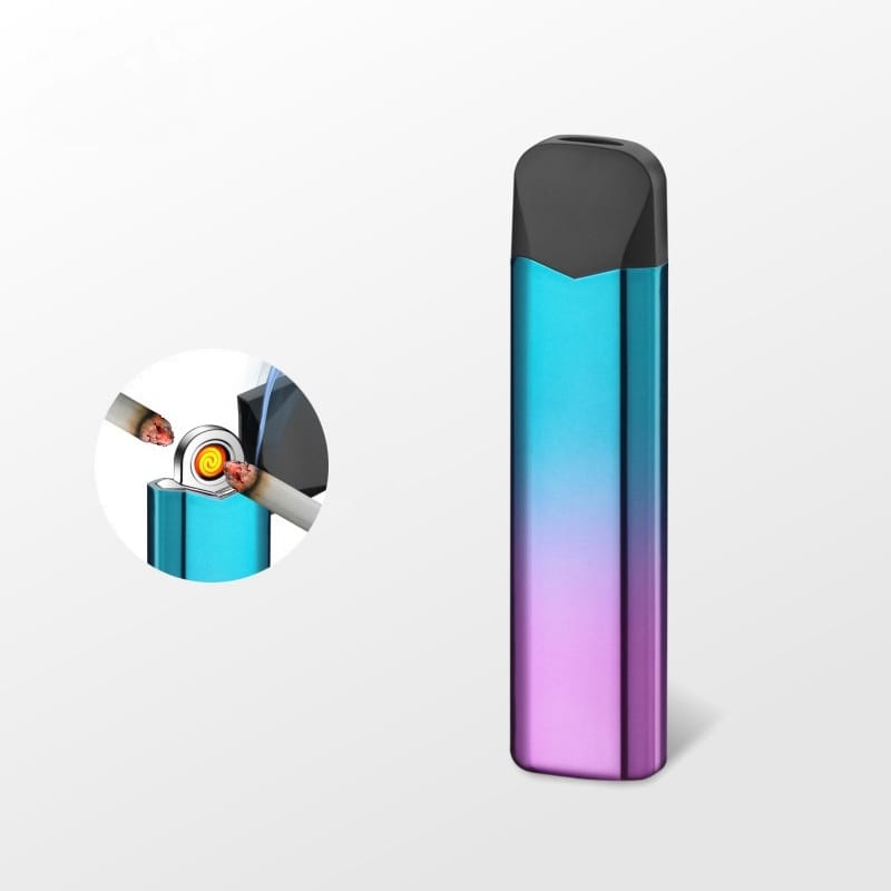 Metal USB Rechargeable Two-sided Cigarette Lighter Ultra Thin - SS3060 Metal USB Rechargeable Two-sided Cigarette Lighter Ultra Thin - SS3060